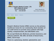 Tablet Screenshot of peoplesmedicalcenter.org